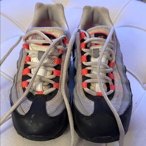 Nike Kids Sneakers - Black, White, and Pink